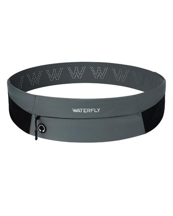 Поясна сумка для телефону Waterfly для бігу, фітнесу та спорту (сіра) – зручна та водонепроникна талія для смартфонів