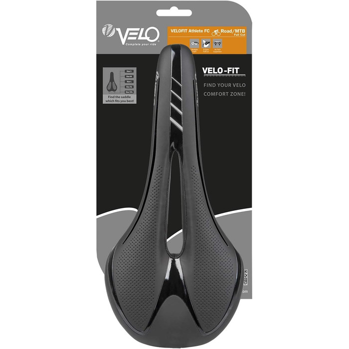 Велосипедне сідло Velo Newport Gemini, чорне