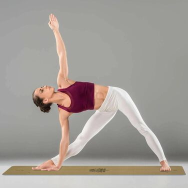 Килимок для йоги Enssy Reise, складаний, компактний, 173x61 см, 0.4 см, з сумкою, легкий дизайн для пілатесу (Kork-Lotus Centerline 2)