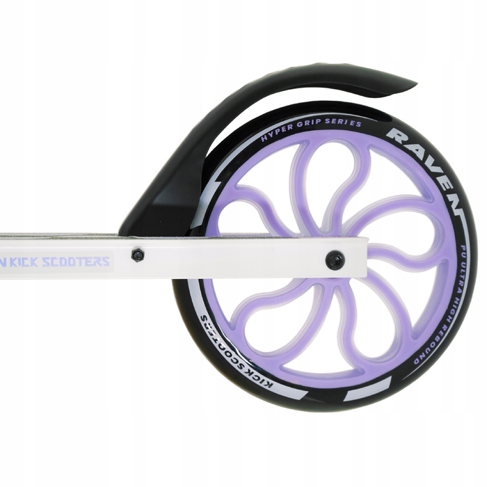 Самокат RAVEN Galaxia Holo 200мм з кошиком, дзвінком та LED-колесами