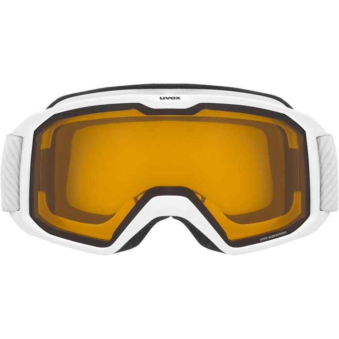 Лижна маска Uvex Unisex Element LGL, біла, лінзи lasergold lite-clear, універсальний розмір