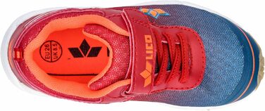 Дитячі спортивні зальні туфлі Lico Barney (39 EU, червоний, блакитний, помаранчевий)