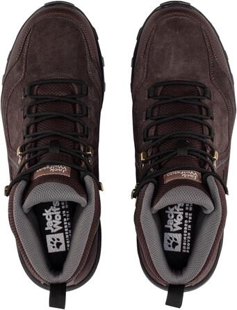 Чоловічі трекінгові черевики Jack Wolfskin Sunset Hike Texapore Mid (44 EU, Dark Oak)