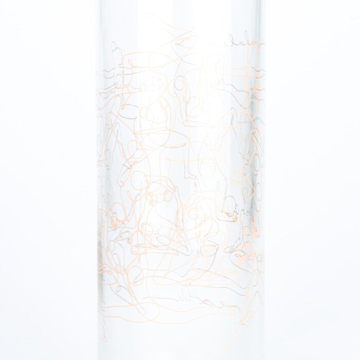 Скляна пляшка для води Carrybottles 0,7 л Inhale & Exhale, спортивна, BPA-free, герметична, для газованої води, виробництво Німеччина