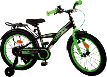 Дитячий велосипед Volare Thombike 18 дюймів для хлопчиків, чорний/зелений