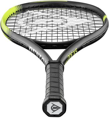Тенісна ракетка Dunlop для дорослих, унісекс, чорна/жовта, модель 10297622MOD