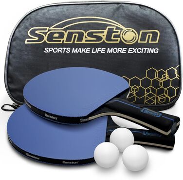 Набір тенісних столів Senston: 2 ракетки та 3 м'ячі для професійної гри