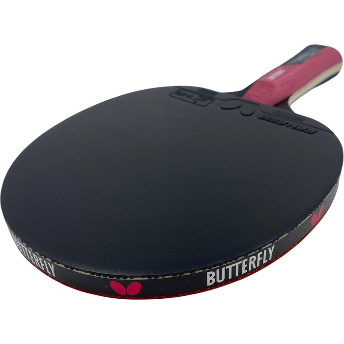 Тенісна ракетка Butterfly Timo Boll Black/Ruby Red для настільного тенісу, рубіново-червона