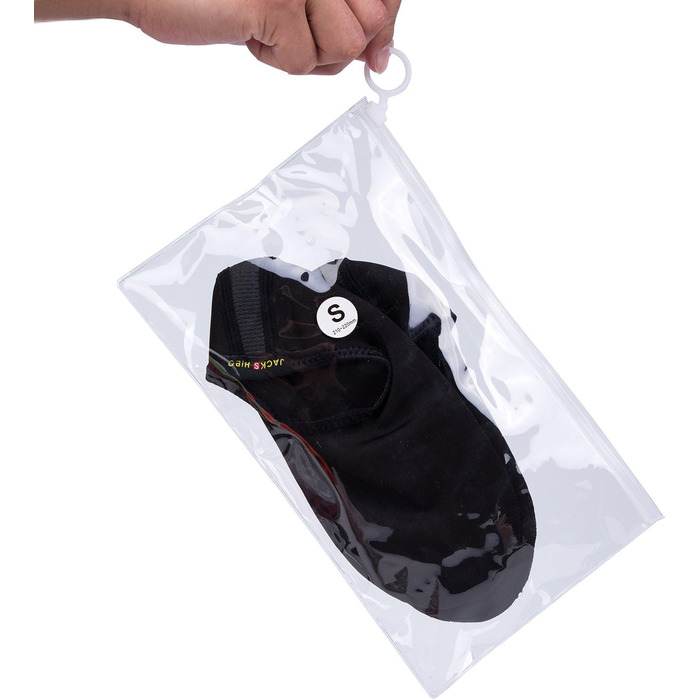 Шкарпетки-кальсони для плавання JackShibo: чоловічі та жіночі, чорні, 37/38 EU