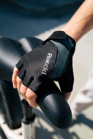 Велосипедні рукавички Roeckl Sports Basel 2 Performance, унісекс, чорний, розмір 6-12 8, 5 кольорів