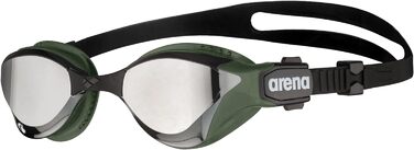 Окуляри для плавання ARENA Cobra Tri Swipe Mirror, дзеркальні, сріблясто-зелені