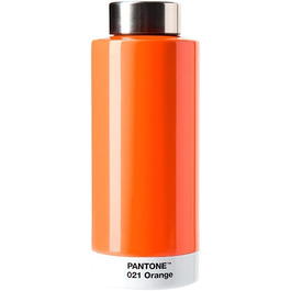 Термобутилка PANTONE 500 мл, подвійні стінки, нержавіюча сталь, герметична, помаранчева 021C