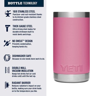 Дитяча термофляга YETI Rambler JR, 355 мл з кришкою-соломкою