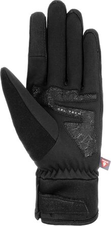 Чоловічі лижні рукавички Reusch Versa Gore-Tex Infinium, теплі та вітрозахисні, з Touch-Tec для сенсорних екранів, зимові, чорні/сріблясті, розмір 9