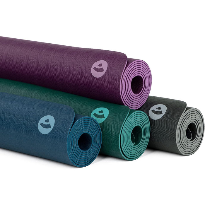 Йога-мат Bodhi ECO PRO DIAMOND 185x60 см, натуральний каучук, ультра зчеплення, екологічний, професійний, для пілатесу, гімнастики, динамічного й гарячого йоги, фіолетовий