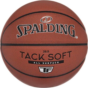 Баскетбольний м'яч Spalding Tack-Soft 2022 для залу та вулиці, розмір 6 (28.5 дюйма), середній, для тренувань