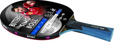 Настільна ракетка Butterfly Timo Boll Black, професійна, ITTF, анатомічна ручка, накладка Wakaba