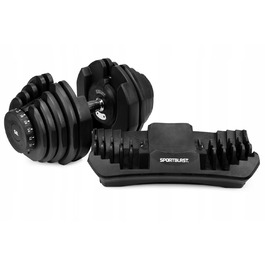Регульовані гумовані гантелі Sport Blast 1x 40 кг