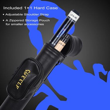 Більярдний кий Scorpion з канадського клена, 147,3 см, низька вага, професійний, 553-595 г