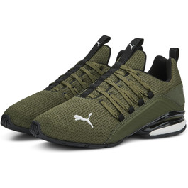 Кросівки Puma Axelion Refresh для чоловіків, 41 розмір, зелений, чорний, сірий