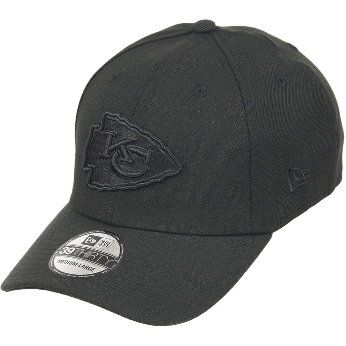 Кепка New Era NFL 39Thirty з логотипом команди Chiefs, чорна, L-XL