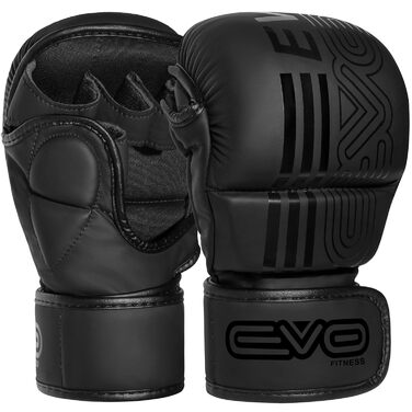Рукавички для боксу та єдиноборств EVO Fitness M (шкіра) - MMA, Karate, Taekwondo, Muay Thai, Sparring, Kickboxing