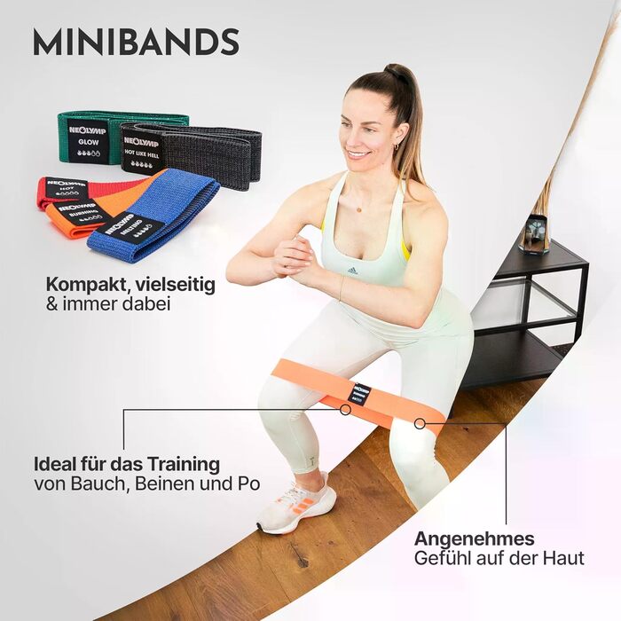 NEOLYMP Lange Fitness Bands: Стрічки для фітнесу, Resistance Bands, набір для силових тренувань