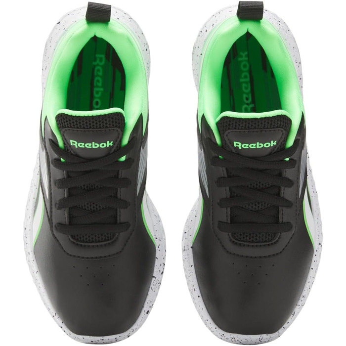 Дитячі кросівки Reebok Rush Runner 5 - чорний, салатовий, білий (34.5 EU)