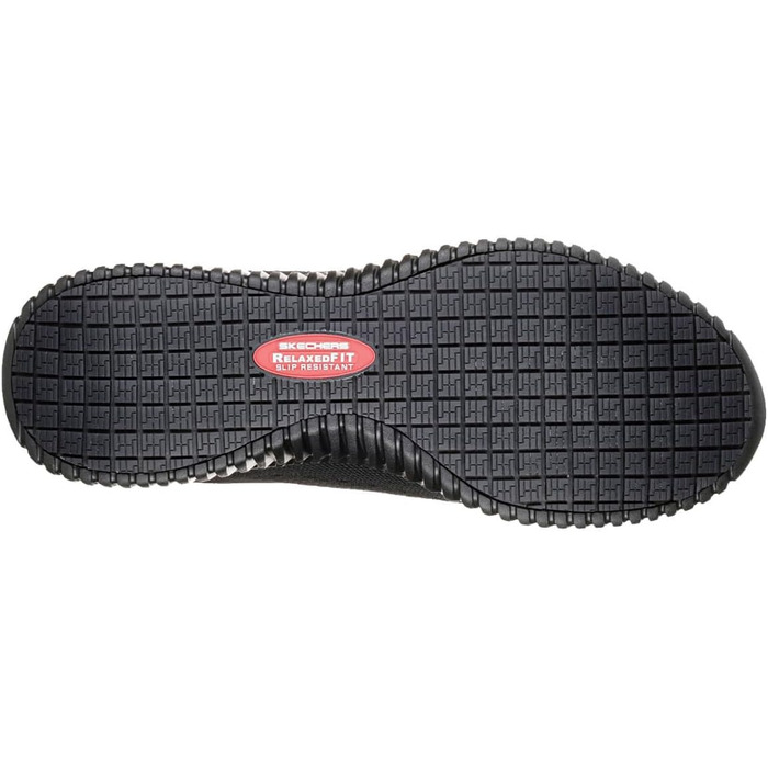 Чоловічі черевики Skechers Cessnock Food Service: чорний текстиль, захист від води та плям