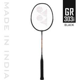 Бадмінтонна ракетка Yonex GR 303 алюмінієва з чохлом, темно-синя