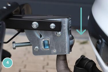 Велосипедний фаркоп FISCHER Proline Evo 2 - фаркоп для велосипедів, тримач для авто, чорний SmartLine