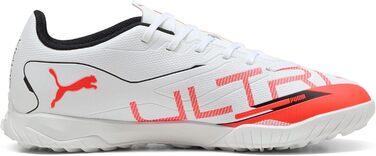 Кросівки футбольні PUMA Ultra 5 Play Tt (39 EU, Білий/Чорний/Червоний)