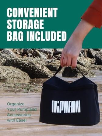 Надувне SUP дошка Niphean Stand Up Paddle Board з сидінням та аксесуарами. Paddleboard для будь-якого рівня майстерності. Електричний насос 50 PSI з сумкою для зберігання.