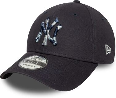 Кепка бейсболка New Era 9Forty Yankees #37276, регульована, чорна