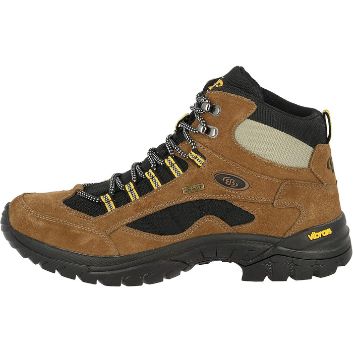 Черевики трекінгові Lico Unisex Chimney Rock, 40 EU, Колір: Коричневий, Чорний, Жовтий