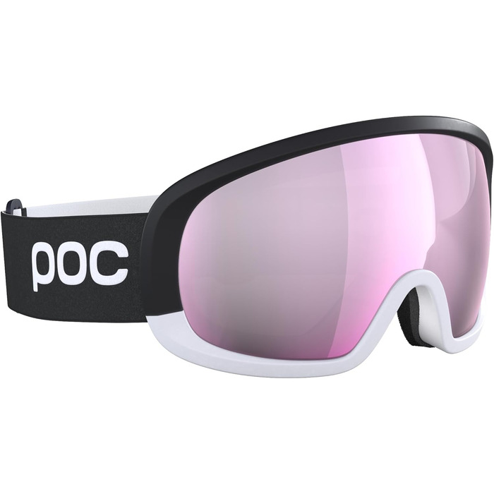 Гірськолижна маска POC Fovea Mid Clarity Comp, унісекс, універсальний розмір, чорна, лінзи для слабкого освітлення