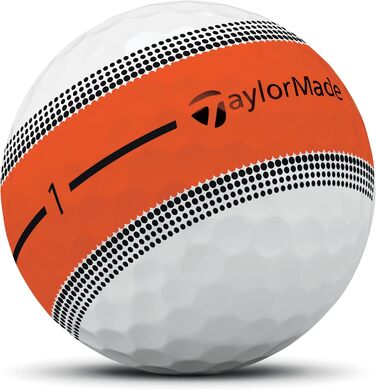 Гольф-м'ячі TaylorMade Tour Response Stripe 25, багатоколірні
