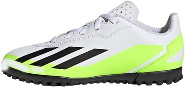 Дитячі футбольні бутси adidas X Crazyfast.4 Turf (38 2/3 EU) Cloud White/Core Black/Lucid Lemon