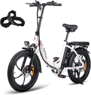 Електровелосипед Fafrees F20 20x3.0, 36V 16Ah, складаний, 250W, для міста, фетбайк, до 25 км/год, для чоловіків та жінок