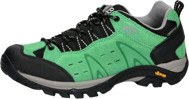 Туфлі трекінгові та для прогулянок Brütting Mount Bona Low (43 EU, зелено-чорні)