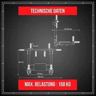 Кріплення для турніків та віджимань K-Sport на стіну, до 150 кг, з електронною книгою
