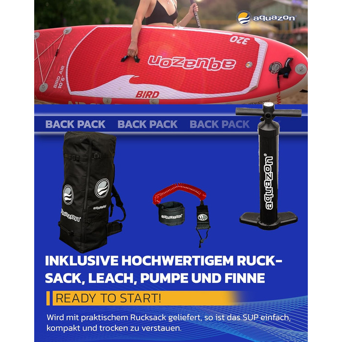 Надувна SUP-дошка Aquazon Glider AIR 345 11'3