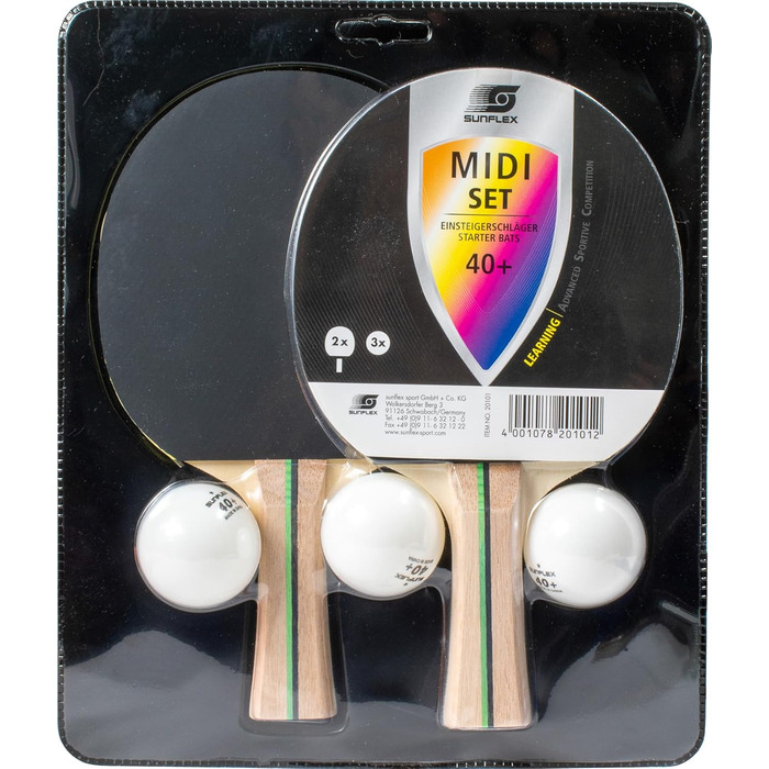 Набір столів для пінг-понгу Sunflex Midi M, багатокольоровий