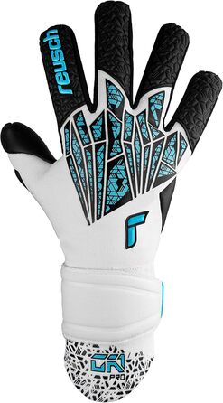 Воротарські рукавички Reusch GK1 Pro для дорослих, біло-сині, відмінний хват, внутрішній шов, розмір 10