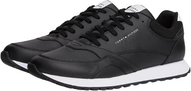 Кросівки Tommy Hilfiger Runner з екошкіри, чорно-білі, 43 EU