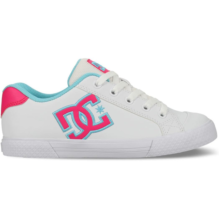 Черевики DC Shoes Chelsea для жінок (36 EU, білий, рожевий, блакитний)