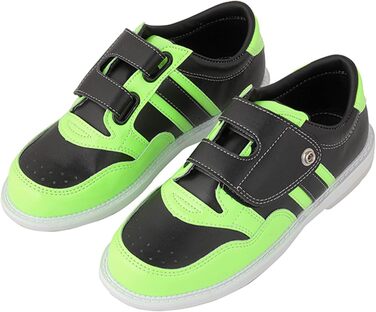 Легкі та дихаючі боулінг-башмаки для чоловіків та жінок з кріпленням Magic Sticker, зносостійка амортизація, колір зелений (42 EU, A)