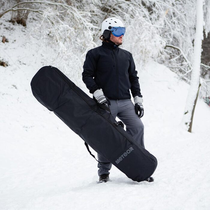 Чохол для сноуборду Meteor - до 167 см, водонепроникний, міцний, чорний