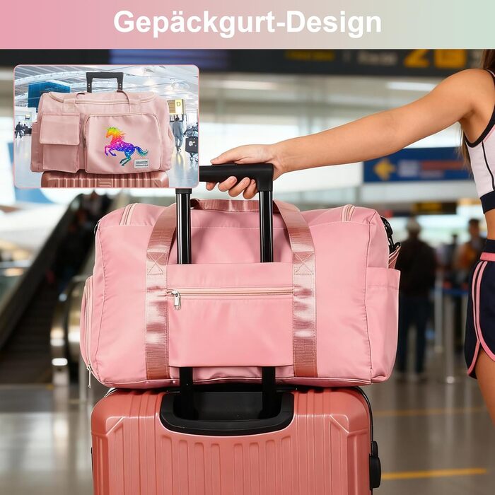 Персоналізована спортивна сумка з ім'ям для жінок та чоловіків, велика водонепроникна сумка для подорожей, фітнесу та йоги з відділенням для взуття та мокрих речей