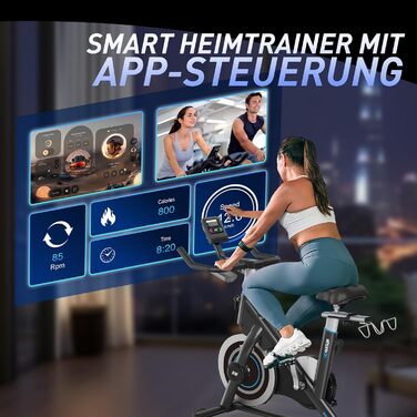 Ергометр DMASUN для дому з регульованим магнітним опором, стійкою для гантелей, важким маховиком, LCD-монітором, регульованою висотою, фітнес-велосипед до 180 кг, зелений [2026 модель]